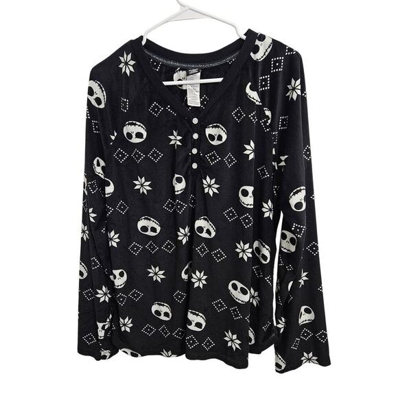 The Nightmare Before Christmas Other - Nightmare Before Christmas Women's Pajama Fleece Long Sleeve Top. Size 2x